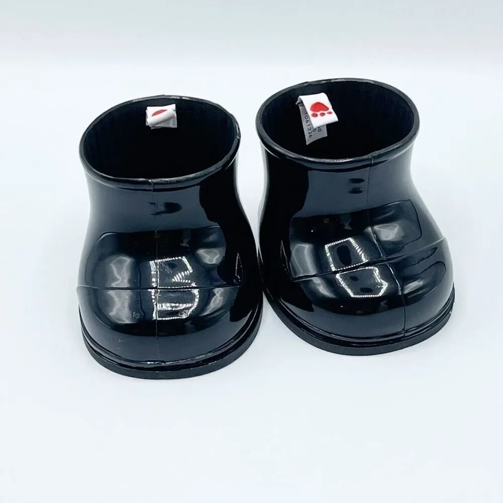 Build A Bear black rain boots